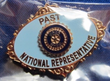 Brosche Nationale Past Repräsentantin