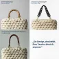 Preview: KOLONATIA - handgefertigte Handtasche