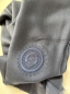 Preview: Wollstola mit Emblem hellgrau
