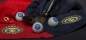 Preview: Golfhandtuch grün ( 28) ,rot  (32 )  und blau (26)