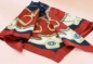 Preview: Seidentuch rot Hermes Design
