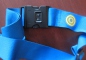 Preview: Koffergurt blau mit Emblem