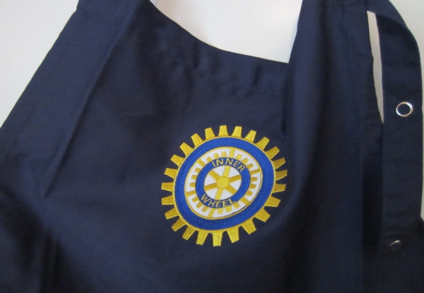 Latzschürze dunkelblau