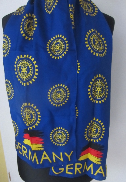 IW DEUTSCHLANDSCHAL  30x140 cm in Seide