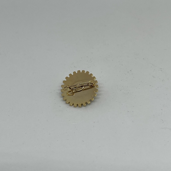 Sticker 14 mm mit Nadel