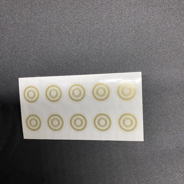 Aufkleber gold-gelb spezial 50 Stk.
