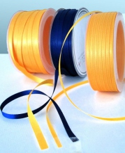 Dekoband 7 mm gelb, Länge 50m