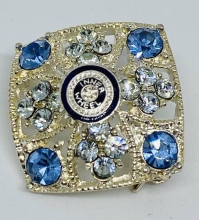 Glitzer Brosche